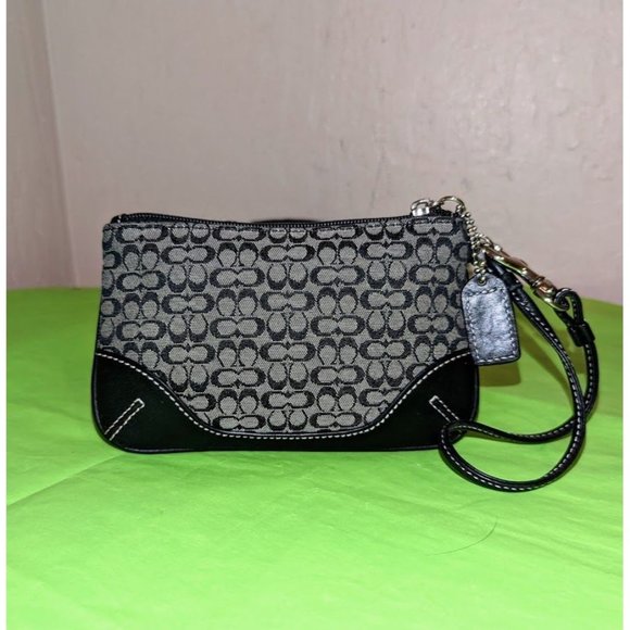 Coach 77004 Signature LG Multi-Use Shoulderbag Laptop Messenger Baby w/Wristlet - Picture 10 of 11